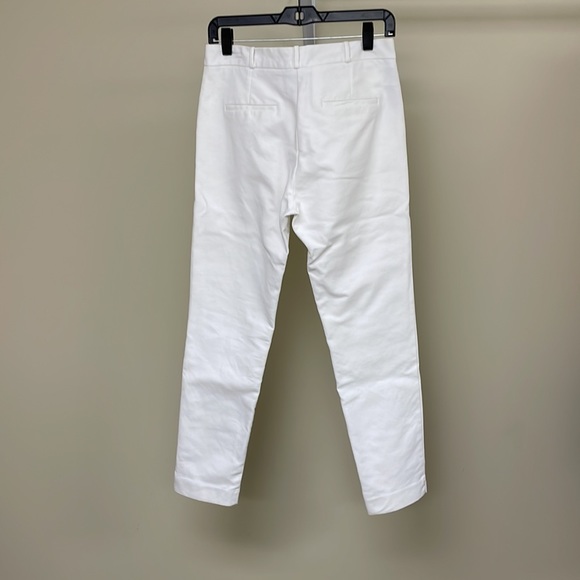 Mango white cotton pants sz 6 - Picture 4 of 6